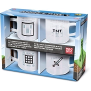 Tazas de Café Minecraft: Set de 4 a 8.99€