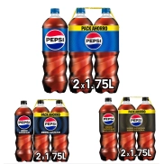 Packs de 2 botellas de Pepsi Regular, Zero y Zero Zero