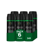 Axe 24h África Desodorante Aerosol Hombre - Pack 6 x 150ml