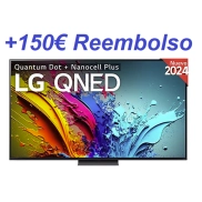 LG QNED 65" AI HDR10 Pro 120Hz: ¡Ahorra 150€ y solo 569€!