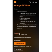 Orange TV Gratis hasta 2025 para clientes: Liga y Champions