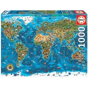 Maravillas del Mundo: Puzzle de 1000 Piezas Educa