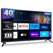 Televisor 40" Full HD Android 11 con Asistente Hey Google