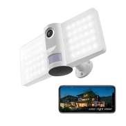 Cámara exterior 1080p con LED y compatibilidad con Alexa