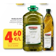 Aceite de Oliva Virgen Extra 5L Mueloliva por 22,99 €