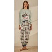 Pantalones pijama mujer de algodón 2 x 6'99€ y arriba 7'19€