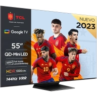 TCL 55QM8B MiniLED 55 + 119,8€ en Amazon; 65" 699€; 75 1.099€