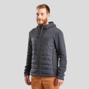 Chaqueta híbrida de trekking con capucha para hombre Quechua