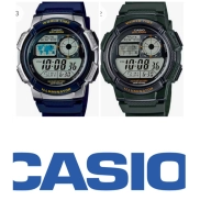 Reloj CASIO 10 años de pila y 100m de agua, 2 colores.