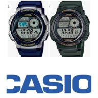 Reloj CASIO 10 años de pila y 100m de agua, 2 colores.