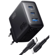 Cargador 65W USB de 3 puertos + cable USB C incluido