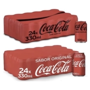 24 Latas de Coca Cola Normal o Zero