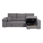 CAGLIARI Gris Chaiselongue Cama Derecha