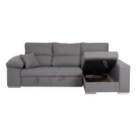 CAGLIARI Gris Chaiselongue Cama Derecha