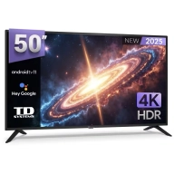 Smart TV 50” 4K TD Systems con Asistente Google 2025