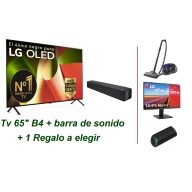 Paquete: TV LG OLED 65'' + Barra de sonido + Regalo