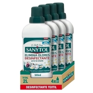 Pack de 4 Desinfectante Textil Sanytol 2L - Recompensa 1,48€