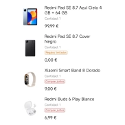 Pack Xiaomi: Redmi Pad SE, Band 8 y Auriculares Buds 6 Play