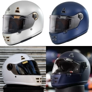 Casco Jarama retro MT Helmets | Azul y Blanco | Recogida GRATIS