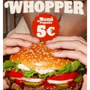 Whopper por 5€ en Burger King