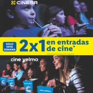 Entradas de Cine 2x1 en YELMO y CINESA | LIDL PLUS