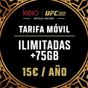 75GB Anuales + Ilimitadas en UFC Móvil