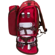 Mochila Picnic ALLCAMP para 2, con Manta y Vajilla