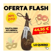 Cebo Ibérico Monesterio loncheado 50% gratis