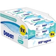 Toallitas Dodot Pure Aqua para Bebé - 432 Toallitas