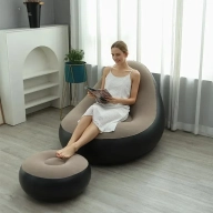 Sofá cama inflable reclinable para exteriores cómodo y versátil