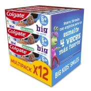 Pasta de Dientes Infantil Colgate, 12 uds x 50 ml, Flúor