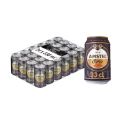 Pack de Latas Amstel Oro Tostada, 24 x 33cl