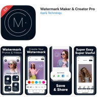 Watermark Maker Pro, Serene White Noise & Calculator Widget