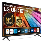 LG Smart TV 43" UHD 4K Serie UT80 con Dolby Digital Plus