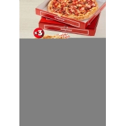 TelePizza a domicilio: 3 medianas con 2 ingredientes cada una