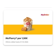 Consigue tu McFlurry a solo 1,5€