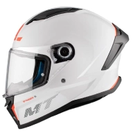 Casco MT STRINGER 2 blanco/negro ECE22.06 con gráfica Akin