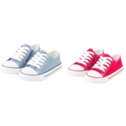 Envío gratis: 2 pares de zapatillas infantiles de lona