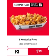 Cheese Bacon Fries Kentucky en KFC