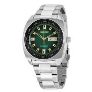 Reloj SEIKO Recraft automático vintage verde de los '70.