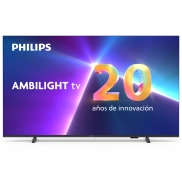 Televisor 4K QLED Philips Ambilight 50" Dolby Atmos 50PUS8209